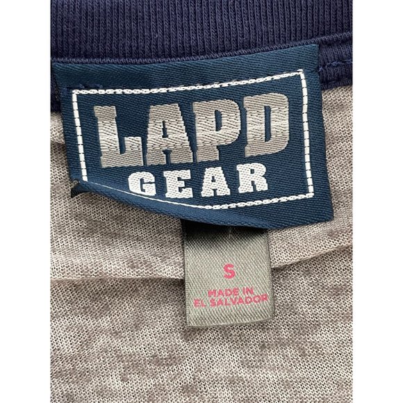 LAPD Los Angeles Police Gear Blue Badge T-Shirt Women's SMALL - Picture 8 of 8